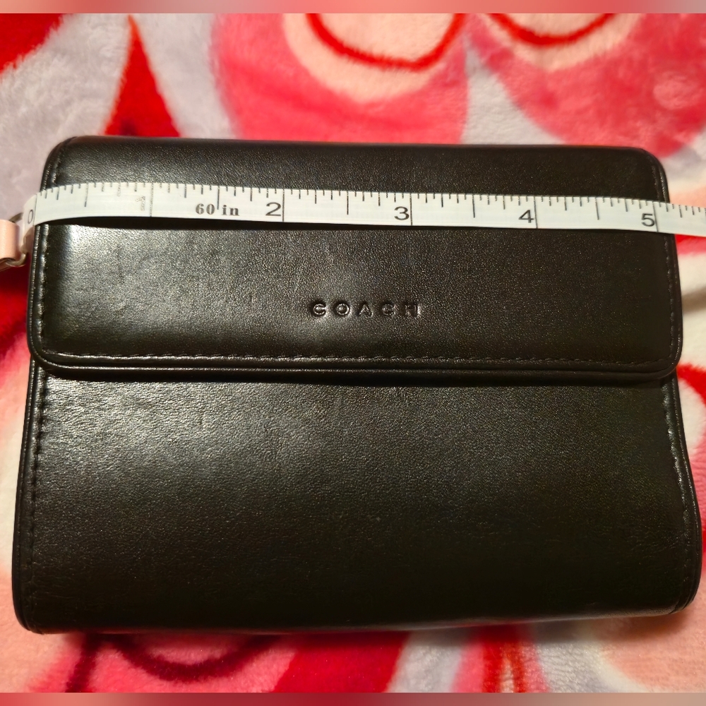 Coach Black Leather Wallet